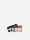 BURBERRY E-CANVAS BAG WITH STRIPED PATTERN