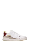 ISABEL MARANT EMREEH SNEAKERS IN WHITE LEATHER