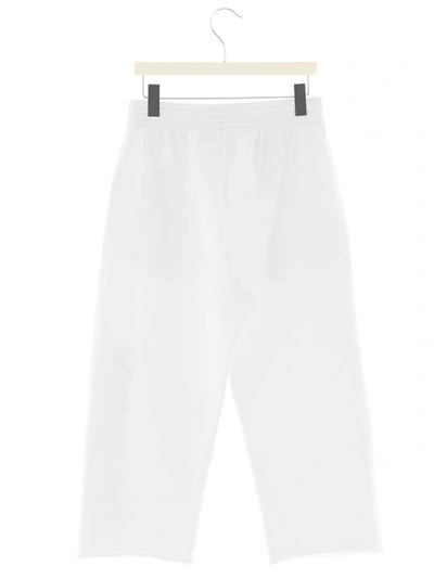 Mm6 Maison Margiela Kids' Sweatpants In White