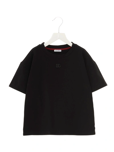 Dolce & Gabbana Kids' T-shirt In Black