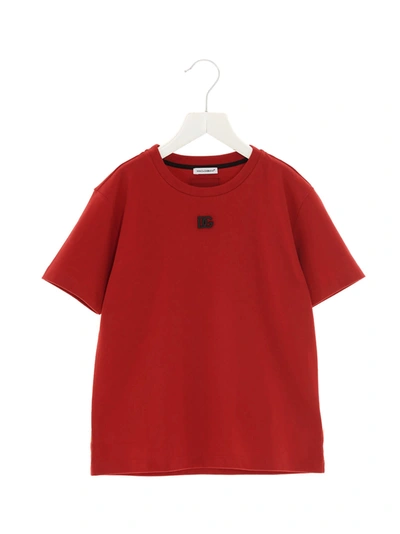 Dolce & Gabbana Kids' T-shirt In Red