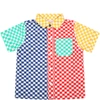 STELLA MCCARTNEY MULTICOLOR SHIRT FOR BABYKIDS WITH PATCH LOGO