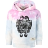 STELLA MCCARTNEY MULTICOLOR T-SHIRT TIE-DYE FOR KIDS WITH THE BEATLES