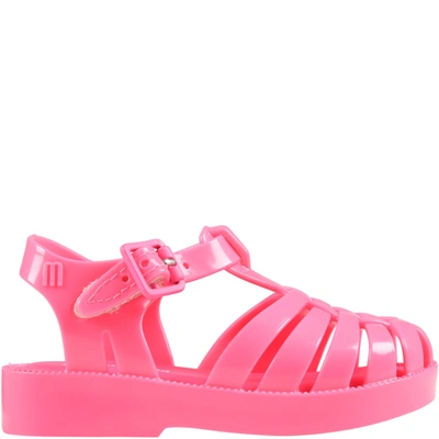 Melissa Kids' Neon-fuchsia Sandals For Girl