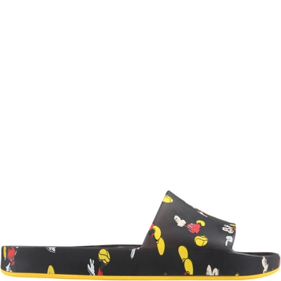 Melissa Kids' Black Sandals For Boy With Mickey Mouse