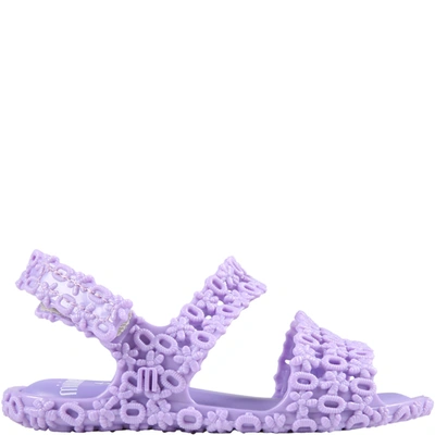 Melissa Kids' Purple Sandals For Girl In Violet