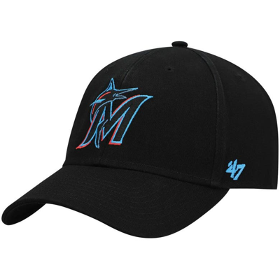 47 ' Black Miami Marlins Legend Mvp Adjustable Hat