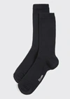 Stems Cashmere-cotton Crew Socks