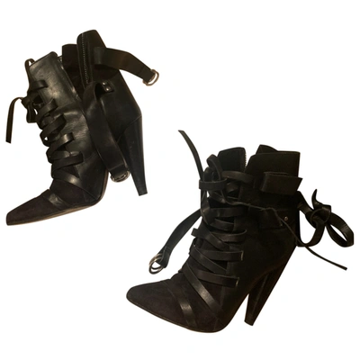 Pre-owned Isabel Marant Buckled Boots In Black