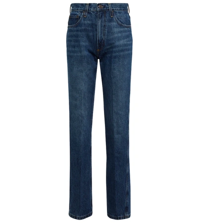 Co High-rise Straight-leg Jeans In Denim
