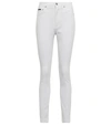 Dolce & Gabbana Stretch Denim Audrey Jeans In Italian Html In Bianco Ottico