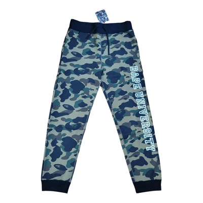 Pre-owned A Bathing Ape Trousers In Multicolour