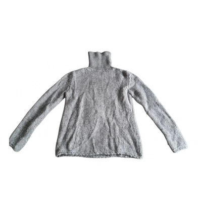Pre-owned Majestic Wool Jumper In Grey