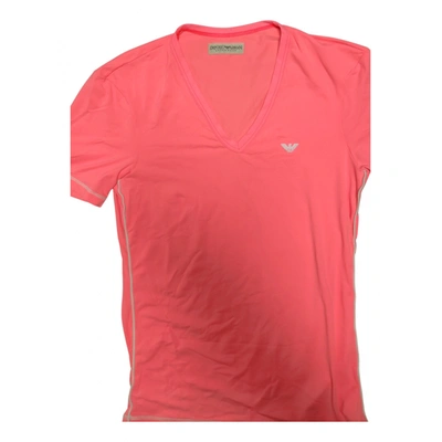 Pre-owned Emporio Armani T-shirt In Pink