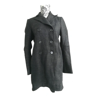 Pre-owned One Step Coat In Black