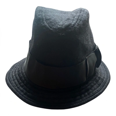 Pre-owned Dolce & Gabbana Wool Hat In Black