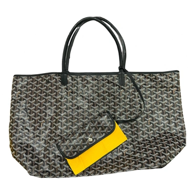 Pre-owned Goyard Artois Linen Tote In Brown