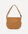 Mansur Gavriel Swing Mini Leather Shoulder Bag In Caramel