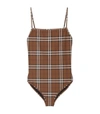 BURBERRY CHECK SWIMSUIT