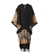 BURBERRY WOOL-CASHMERE CAPE