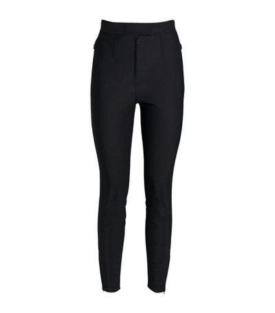 Alexander Wang High Waist Cropped Trousers In Black