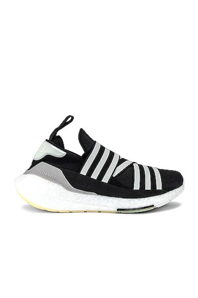Y-3 Black And White Canvas Sneakers In Multi-colored