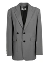 MM6 MAISON MARGIELA MM6 MAISON MARGIELA PINSTRIPE TAILORED BLAZER