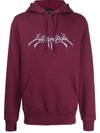 Daily Paper Logo-print Hoodie In Red