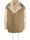 Isabel Marant Keoco Drawstring Hooded Coat In Neutrals