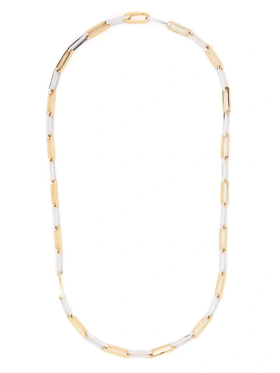 Missoma Fused Two Tone Chain Necklace In Gold/silver