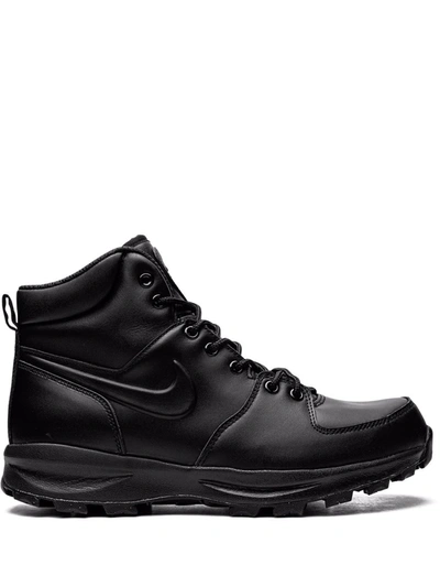 Nike Manoa Lace-up Boots In Black