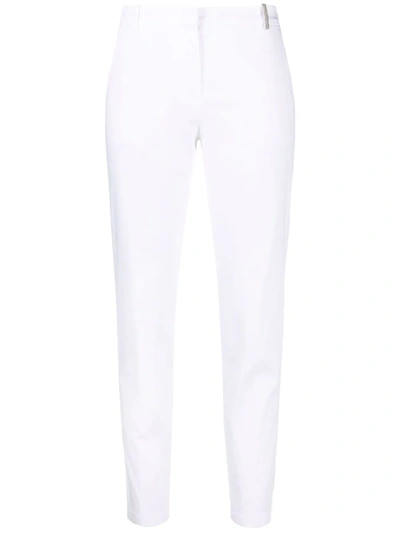 Fabiana Filippi Tapered Tailored Trousers In White