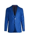 ISAIA MEN'S SUMMERTIME SOLID CASHMERE & SILK SPORTCOAT