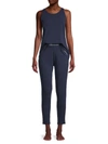 Calvin Klein Women's 2-piece Solid Tank Top & Leggings Set In Deep Shoreline