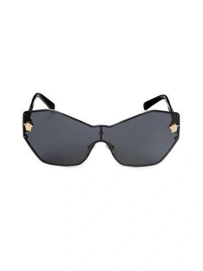 Versace Women's 63mm Aviator Sunglasses In Black Gold