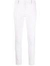 Patrizia Pepe High-waist Trousers In Nude