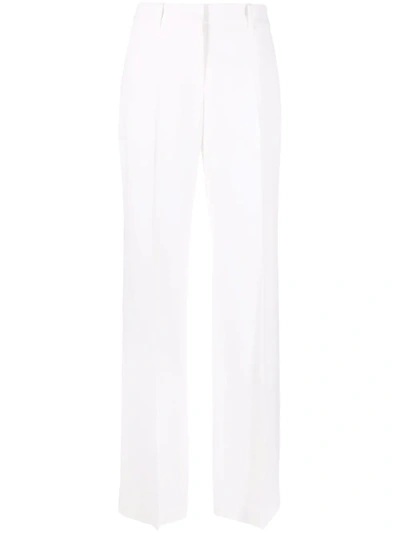 Ermanno Scervino Pressed-crease Tailored Trousers In White