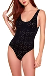 Hauty Seamless Teddy In Black