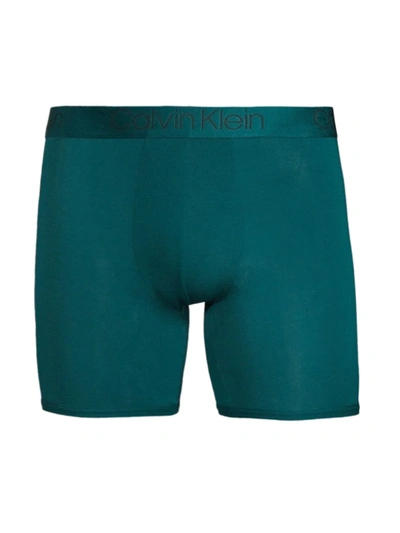 Calvin Klein Ultra-soft Modal Monogram Boxer Brief In Maya Blue