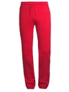Lacoste Men's Sport Tennis Fleece Trackpants - S - 3 In Red