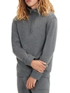Ugg Zeke Quarter-zip Sweater In Charcoal