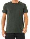 Alo Yoga Triumph Crewneck T-shirt In Dark Cactus