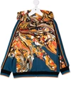 DOLCE & GABBANA MARBLED-PRINT JERSEY HOODIE