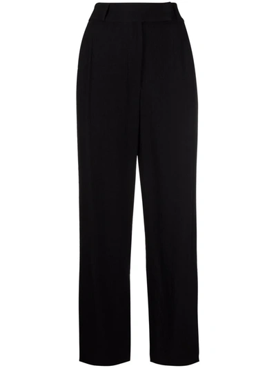 Totême High-waist Tailored Trousers In Black