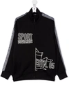 Dsquared2 Logo-print Zipped Jacket In Black