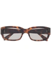 Totême The Regulars Square-frame Sunglasses In Brown