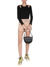 STELLA MCCARTNEY FAUX LEATHER SHORTS