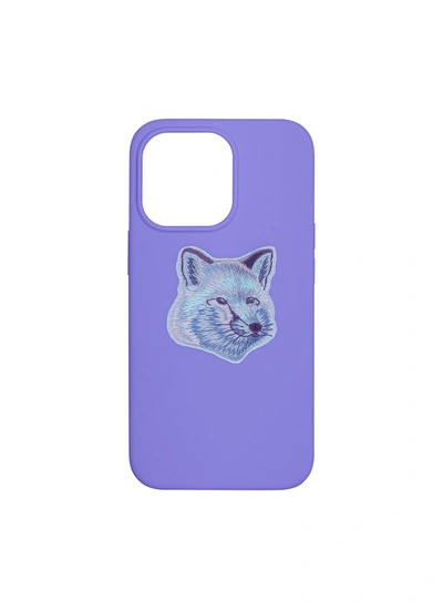 Native Union X Maison Kitsuné Winter Purple Fox Badge Iphone 13 Pro Max Case - Provencal Blue