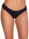 Becca Color Code Tab-side Bikini Bottoms Women's Swimsuit In Black