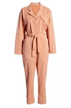 Alex Mill Expedition Twill Jumpsuit In City Pink